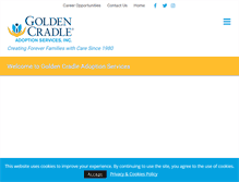 Tablet Screenshot of goldencradle.org